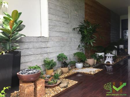 Vườn sân thượng, ban công Mrs Dung - Ciputra